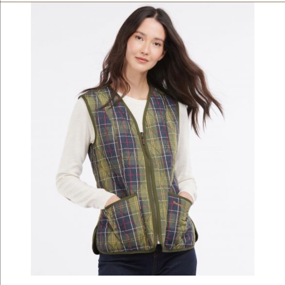 Barbour Tartan Betty Liner vest